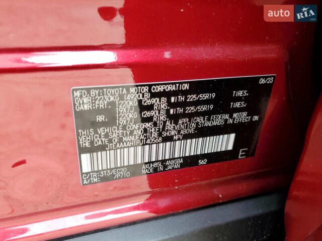 Красный Тойота Венза, объемом двигателя 2.49 л и пробегом 59 тыс. км за 23000 $, фото 13 на Automoto.ua