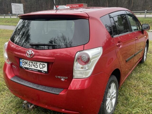 Червоний Тойота Версо, об'ємом двигуна 2 л та пробігом 225 тис. км за 8836 $, фото 8 на Automoto.ua