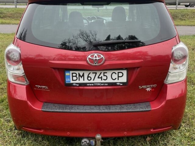 Червоний Тойота Версо, об'ємом двигуна 2 л та пробігом 225 тис. км за 8836 $, фото 6 на Automoto.ua