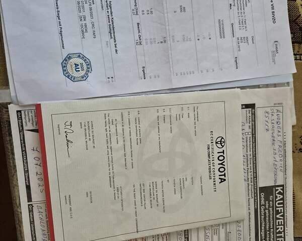 Сірий Тойота Версо, об'ємом двигуна 2 л та пробігом 220 тис. км за 9999 $, фото 27 на Automoto.ua