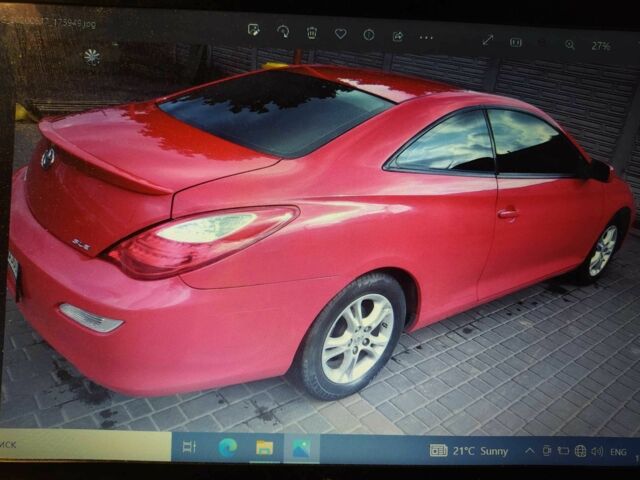 Красный Тойота Camry Solara, объемом двигателя 2.4 л и пробегом 96 тыс. км за 7500 $, фото 4 на Automoto.ua