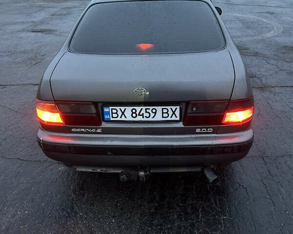Сірий Тойота Carina E, об'ємом двигуна 2 л та пробігом 450 тис. км за 3000 $, фото 13 на Automoto.ua