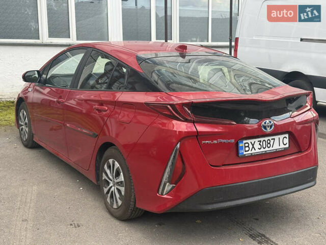 Тойота Prius Prime 2021 у Хмельницькому на Automoto.ua Червоний Тойота Prius Prime, об'ємом двигуна 1.8 л та пробігом 78 тис. км за 17300 $, фото 3 на Automoto.ua