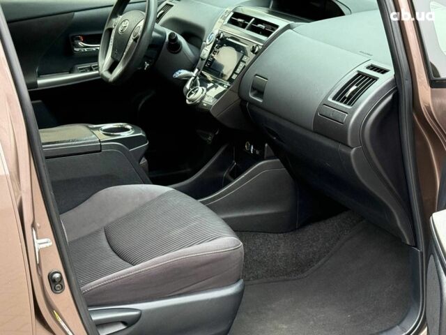 Коричневый Тойота Prius v, объемом двигателя 1.8 л и пробегом 260 тыс. км за 16490 $, фото 18 на Automoto.ua