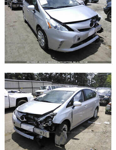 Сірий Тойота Prius v, об'ємом двигуна 1.8 л та пробігом 220 тис. км за 11499 $, фото 19 на Automoto.ua