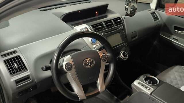 Серый Тойота Prius v, объемом двигателя 1.8 л и пробегом 204 тыс. км за 13650 $, фото 3 на Automoto.ua