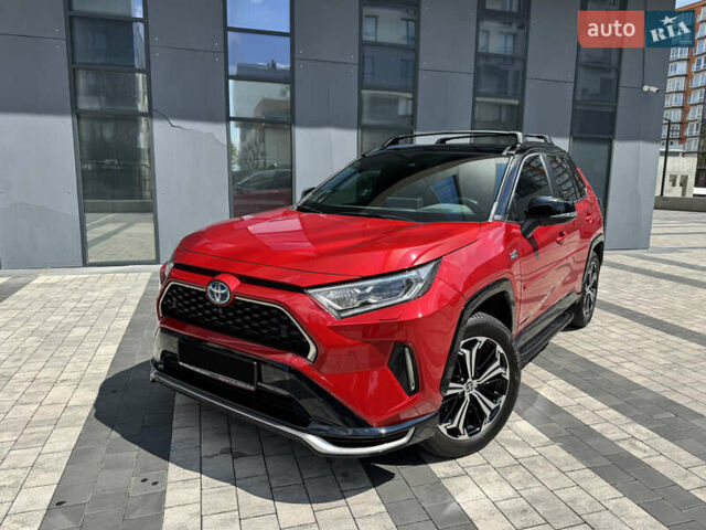 Красный Тойота RAV4 PHEV, объемом двигателя 2.49 л и пробегом 81 тыс. км за 42000 $, фото 3 на Automoto.ua