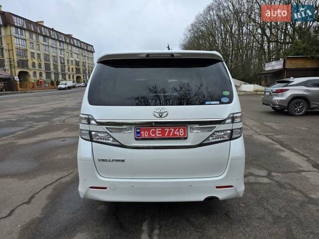 Белый Тойота Веллфаир, объемом двигателя 2.4 л и пробегом 83 тыс. км за 18500 $, фото 5 на Automoto.ua
