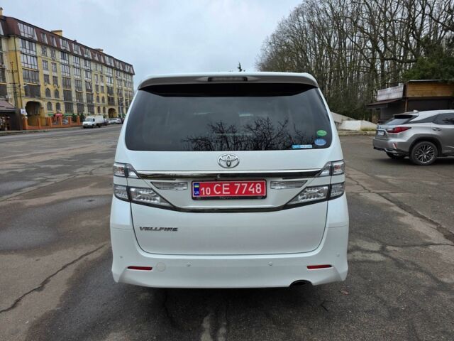 Белый Тойота Веллфаир, объемом двигателя 2.4 л и пробегом 83 тыс. км за 18500 $, фото 5 на Automoto.ua