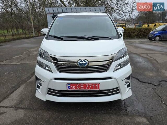 Белый Тойота Веллфаир, объемом двигателя 2.4 л и пробегом 81 тыс. км за 23000 $, фото 2 на Automoto.ua