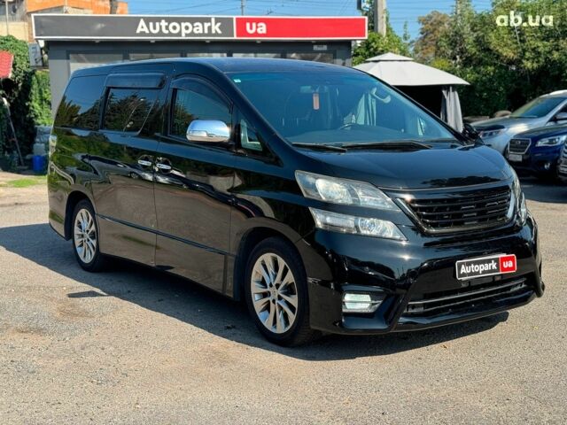 Черный Тойота Веллфаир, объемом двигателя 2.4 л и пробегом 82 тыс. км за 15490 $, фото 4 на Automoto.ua