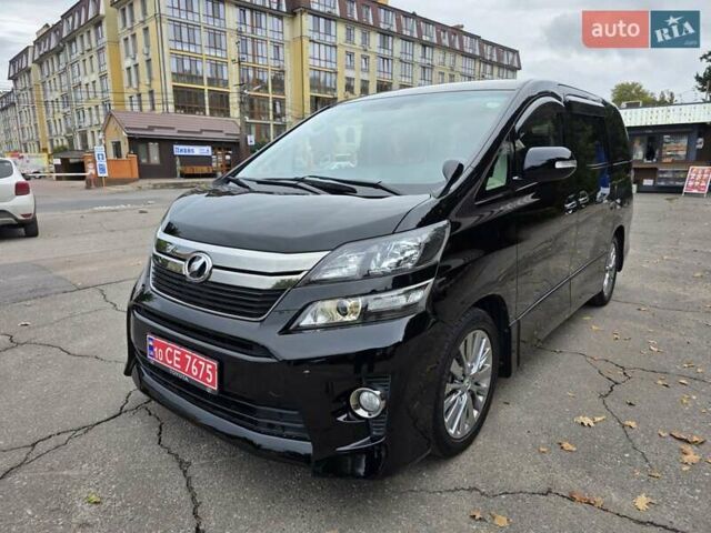 Черный Тойота Веллфаир, объемом двигателя 2.4 л и пробегом 96 тыс. км за 18000 $, фото 3 на Automoto.ua