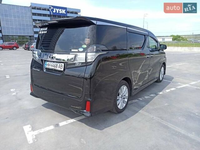 Черный Тойота Веллфаир, объемом двигателя 2.49 л и пробегом 107 тыс. км за 33500 $, фото 6 на Automoto.ua