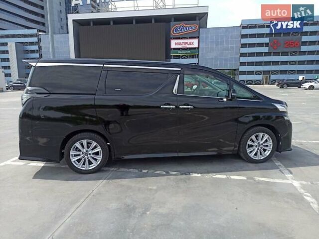 Черный Тойота Веллфаир, объемом двигателя 2.49 л и пробегом 107 тыс. км за 33500 $, фото 2 на Automoto.ua