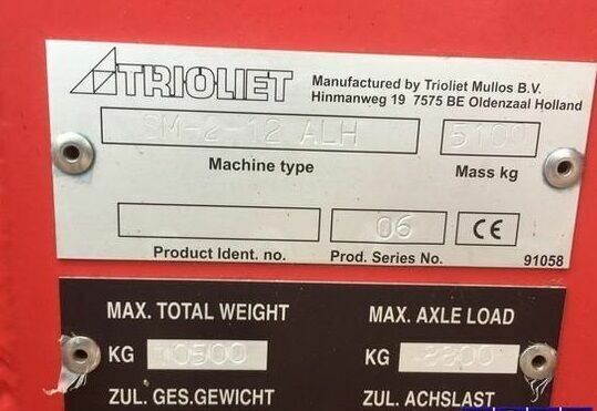 Trioliet Другая, объемом двигателя 0 л и пробегом 0 тыс. км за 18012 $, фото 12 на Automoto.ua