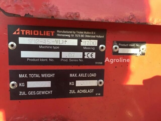 Trioliet Другая, об'ємом двигуна 0 л та пробігом 0 тис. км за 21498 $, фото 9 на Automoto.ua