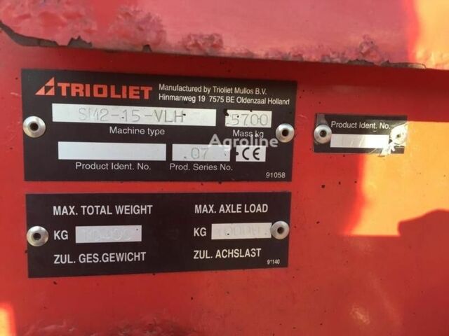 Trioliet Другая, объемом двигателя 0 л и пробегом 0 тыс. км за 22660 $, фото 9 на Automoto.ua