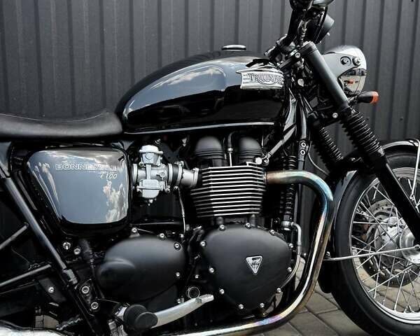 Черный Триумф Бонневиль, объемом двигателя 0.9 л и пробегом 43 тыс. км за 6200 $, фото 1 на Automoto.ua