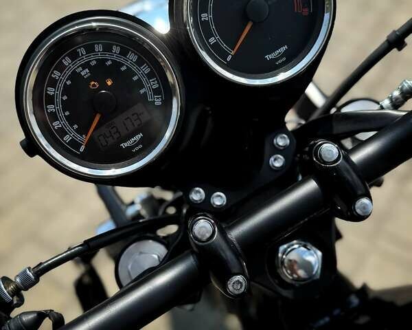 Черный Триумф Бонневиль, объемом двигателя 0.9 л и пробегом 43 тыс. км за 6200 $, фото 7 на Automoto.ua