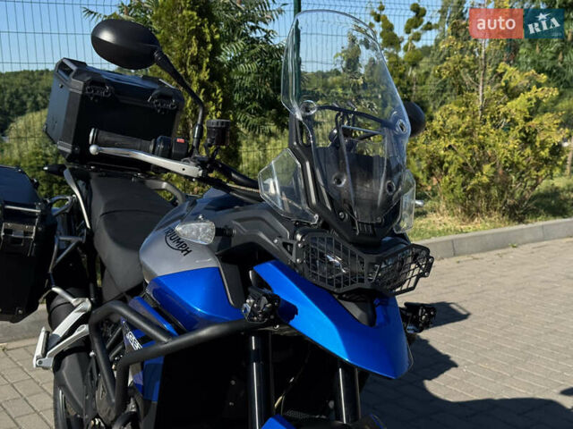 Синий Триумф Тигр, объемом двигателя 0.89 л и пробегом 22 тыс. км за 12900 $, фото 1 на Automoto.ua
