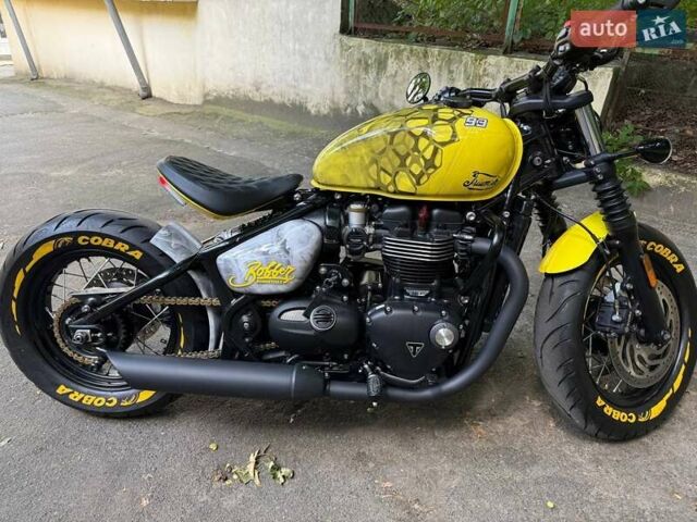Черный Триумф Bobber, объемом двигателя 0 л и пробегом 2 тыс. км за 18000 $, фото 4 на Automoto.ua