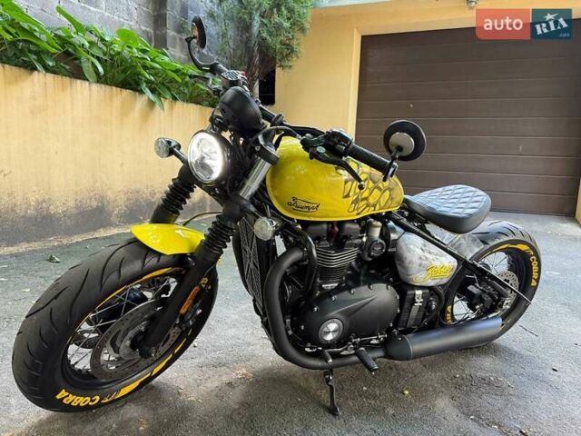 Черный Триумф Bobber, объемом двигателя 0 л и пробегом 2 тыс. км за 18000 $, фото 2 на Automoto.ua