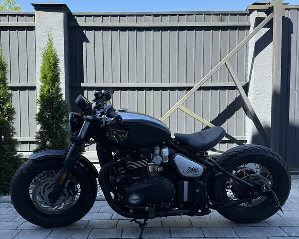 Черный Триумф Bobber, объемом двигателя 1.2 л и пробегом 1 тыс. км за 23006 $, фото 10 на Automoto.ua