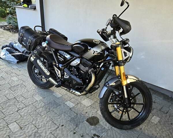 Черный Триумф Scrambler, объемом двигателя 0.4 л и пробегом 1 тыс. км за 8000 $, фото 2 на Automoto.ua