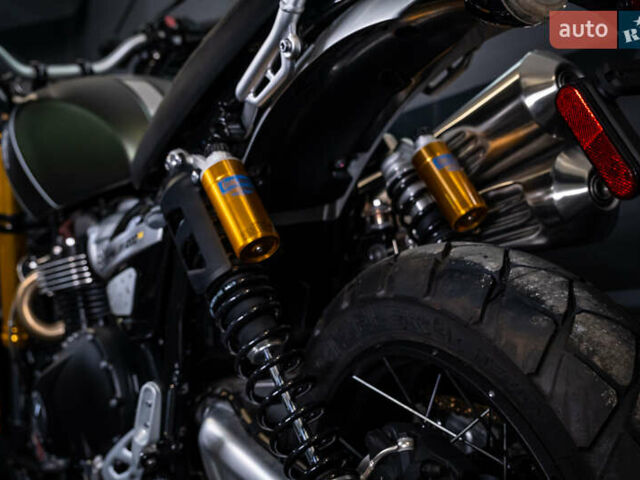 Черный Триумф Scrambler, объемом двигателя 1.2 л и пробегом 1 тыс. км за 15500 $, фото 16 на Automoto.ua