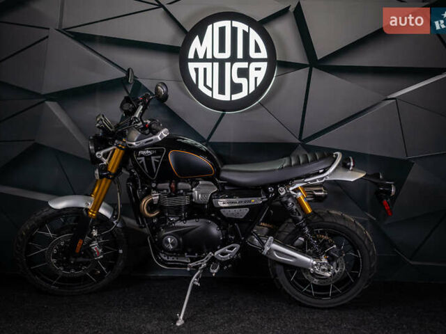 Черный Триумф Scrambler, объемом двигателя 1.2 л и пробегом 1 тыс. км за 15500 $, фото 3 на Automoto.ua