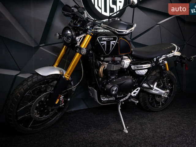 Черный Триумф Scrambler, объемом двигателя 1.2 л и пробегом 1 тыс. км за 15500 $, фото 4 на Automoto.ua
