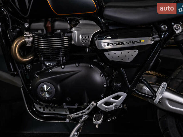 Черный Триумф Scrambler, объемом двигателя 1.2 л и пробегом 1 тыс. км за 15500 $, фото 9 на Automoto.ua