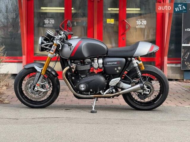 Серый Триумф Thruxton, объемом двигателя 0 л и пробегом 5 тыс. км за 16750 $, фото 12 на Automoto.ua