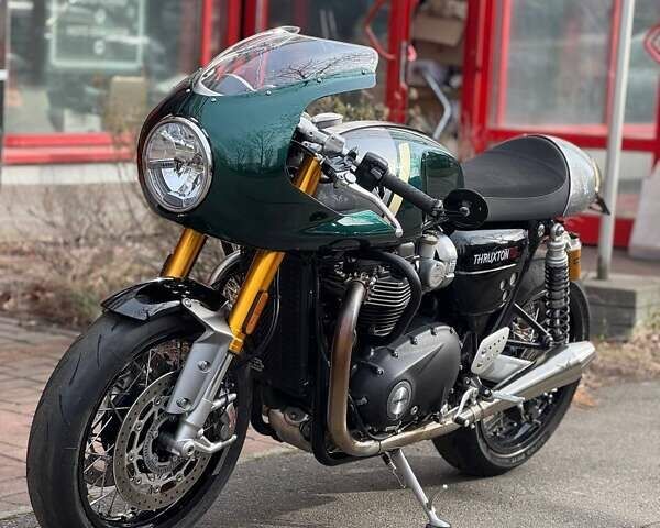 Зеленый Триумф Thruxton, объемом двигателя 0 л и пробегом 1 тыс. км за 19150 $, фото 2 на Automoto.ua