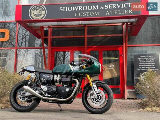 Зеленый Триумф Thruxton, объемом двигателя 0 л и пробегом 1 тыс. км за 19150 $, фото 9 на Automoto.ua