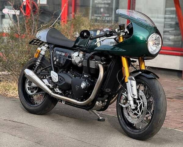Зеленый Триумф Thruxton, объемом двигателя 0 л и пробегом 1 тыс. км за 19150 $, фото 13 на Automoto.ua