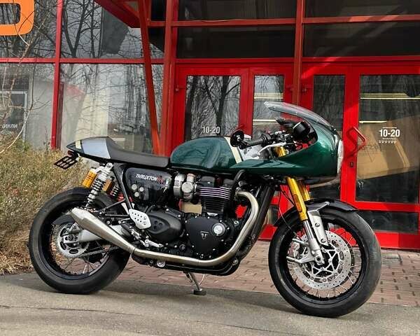 Зеленый Триумф Thruxton, объемом двигателя 0 л и пробегом 1 тыс. км за 19150 $, фото 7 на Automoto.ua