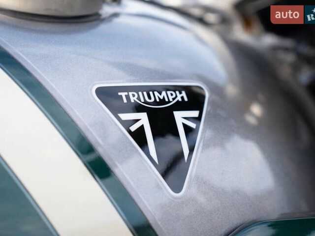 Зеленый Триумф Thruxton, объемом двигателя 1.2 л и пробегом 5 тыс. км за 16000 $, фото 2 на Automoto.ua
