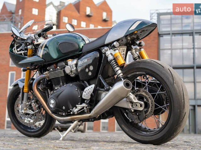 Зеленый Триумф Thruxton, объемом двигателя 1.2 л и пробегом 5 тыс. км за 16000 $, фото 21 на Automoto.ua