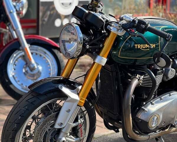 Зеленый Триумф Thruxton, объемом двигателя 0 л и пробегом 14 тыс. км за 14100 $, фото 10 на Automoto.ua
