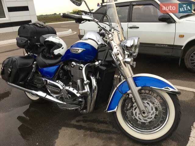 Синий Триумф Thunderbird 1600, объемом двигателя 1.6 л и пробегом 19 тыс. км за 9000 $, фото 1 на Automoto.ua