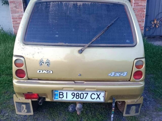 Желтый ВАЗ 1111 Ока, объемом двигателя 0.6 л и пробегом 100 тыс. км за 950 $, фото 1 на Automoto.ua