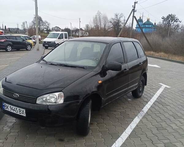 Черный ВАЗ 1117 Калина, объемом двигателя 1.6 л и пробегом 204 тыс. км за 2750 $, фото 2 на Automoto.ua