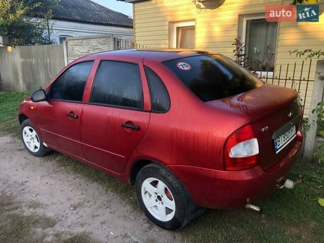 Красный ВАЗ 1117 Калина, объемом двигателя 1.6 л и пробегом 180 тыс. км за 2000 $, фото 1 на Automoto.ua