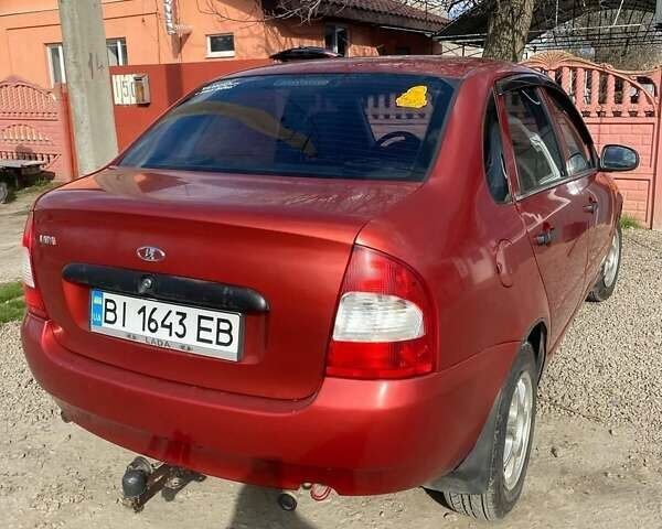 Красный ВАЗ 1117 Калина, объемом двигателя 1.6 л и пробегом 219 тыс. км за 1900 $, фото 2 на Automoto.ua