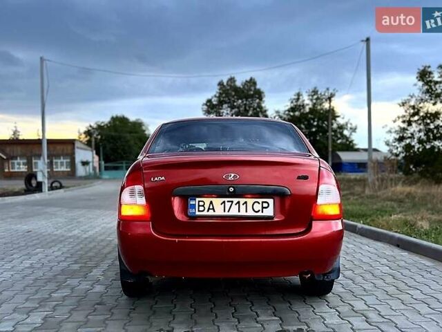 Красный ВАЗ 1117 Калина, объемом двигателя 1.6 л и пробегом 190 тыс. км за 1300 $, фото 1 на Automoto.ua