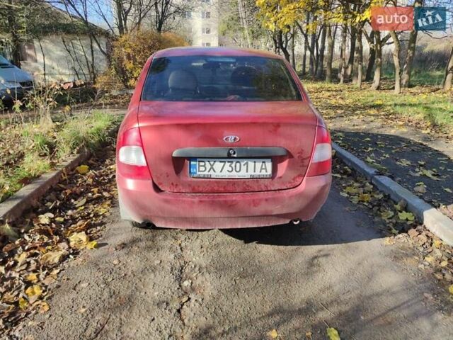 Красный ВАЗ 1117 Калина, объемом двигателя 1.4 л и пробегом 196 тыс. км за 1250 $, фото 6 на Automoto.ua