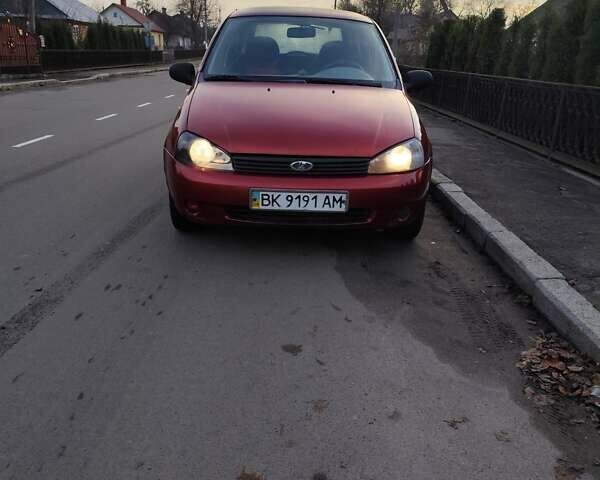 Красный ВАЗ 1117 Калина, объемом двигателя 1.6 л и пробегом 250 тыс. км за 1700 $, фото 3 на Automoto.ua