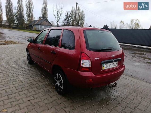Красный ВАЗ 1117 Калина, объемом двигателя 1.6 л и пробегом 260 тыс. км за 1650 $, фото 4 на Automoto.ua