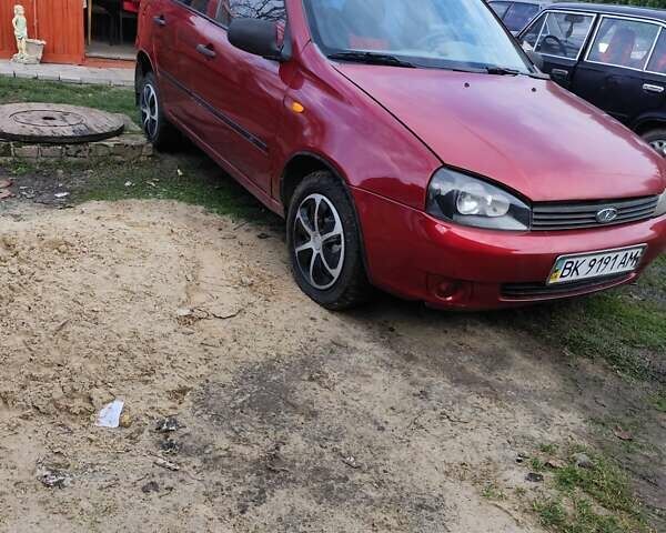 Красный ВАЗ 1117 Калина, объемом двигателя 1.6 л и пробегом 250 тыс. км за 1700 $, фото 9 на Automoto.ua